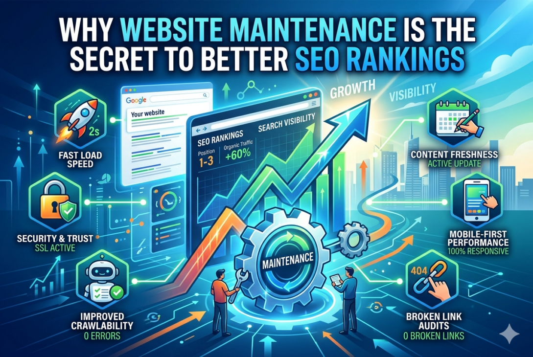 Why Website Maintenance is the Secret to Better SEO Rankings