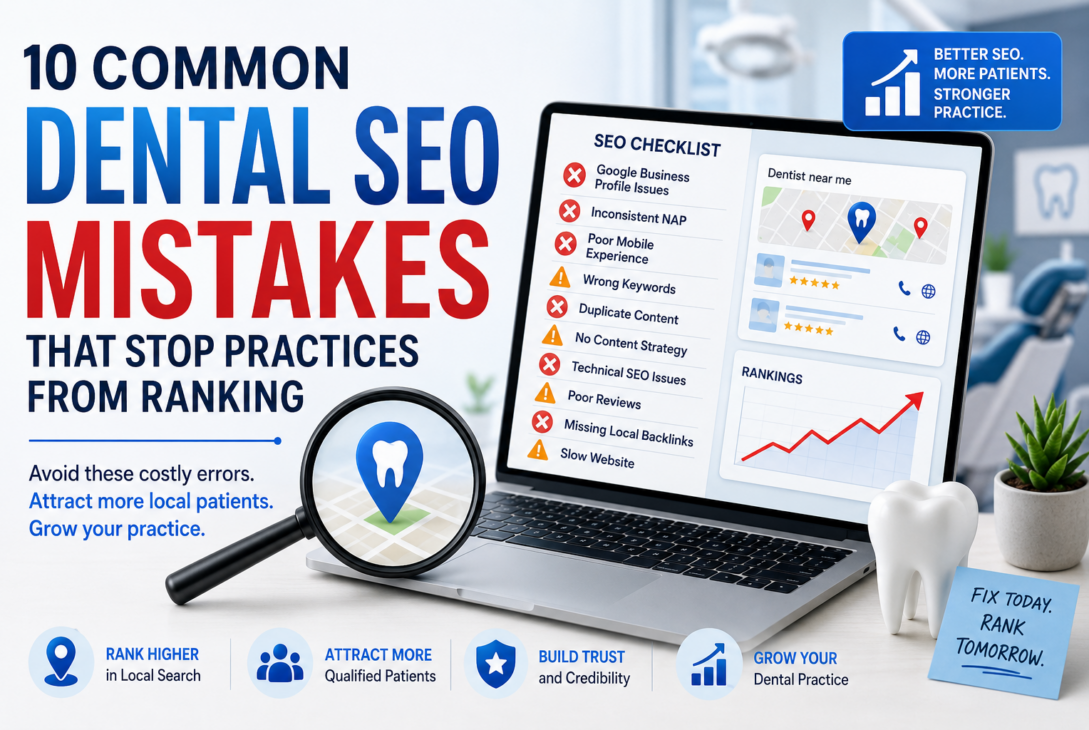 Dental SEO mistakes to avoid