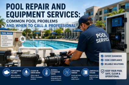 Pool Repair Equipment Services Banner