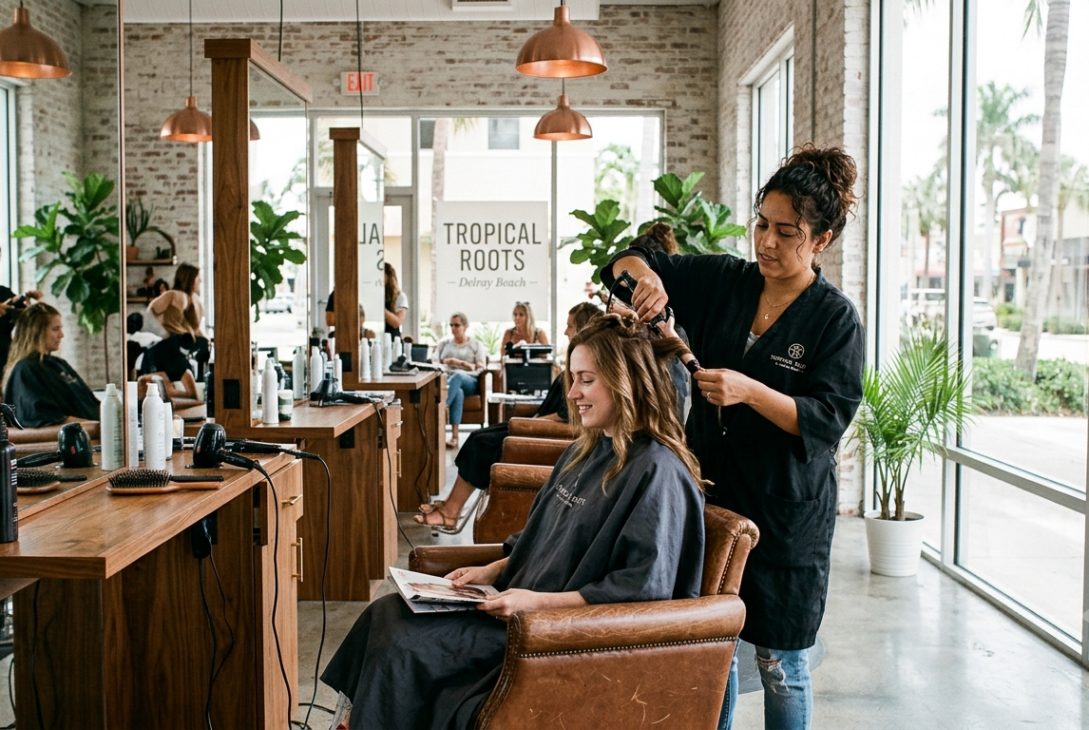 low maintenance hair color in Delray Beach