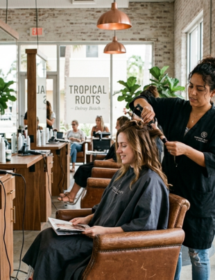 low maintenance hair color in Delray Beach