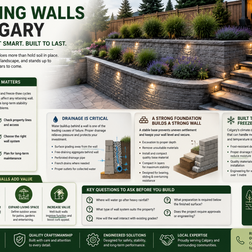 retaining walls in Calgary